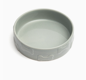 Manor Gray Pet Bowl