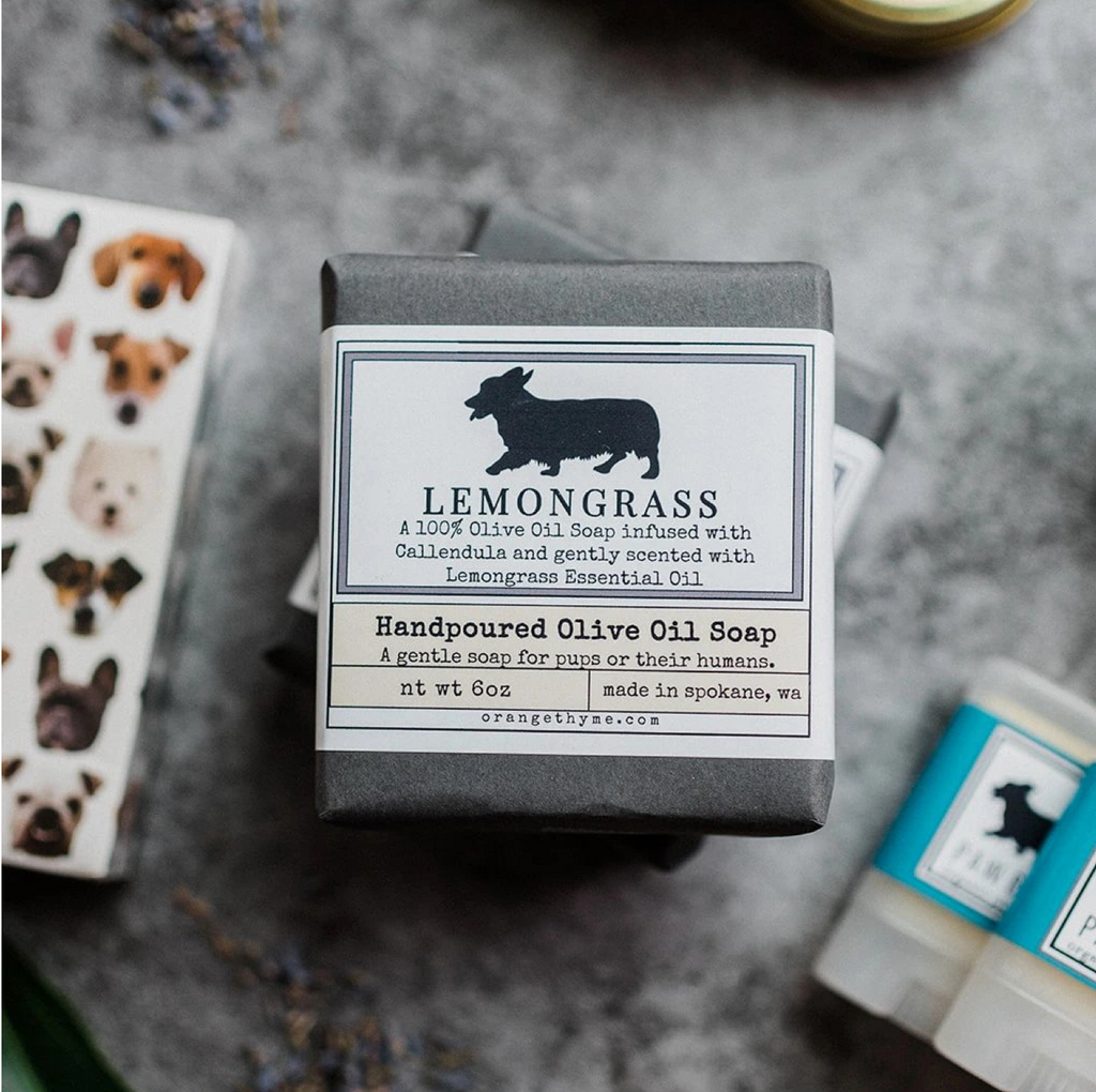 Olive Oil Dog Shampoo Bar Lemongrass