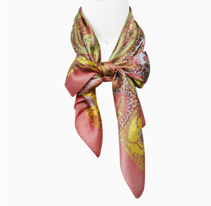 Silk Scarf Vintage Paisley