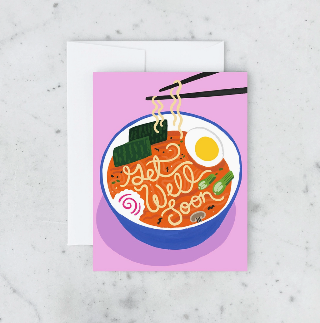 Get Well Soon Ramen Card