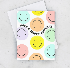 Smiley Birthday Card