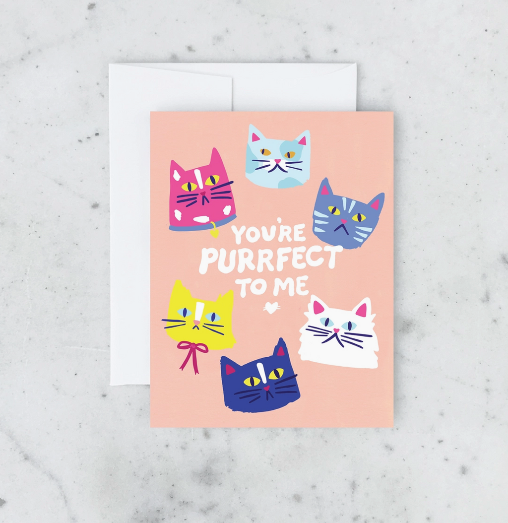 Purrfect To Me Card