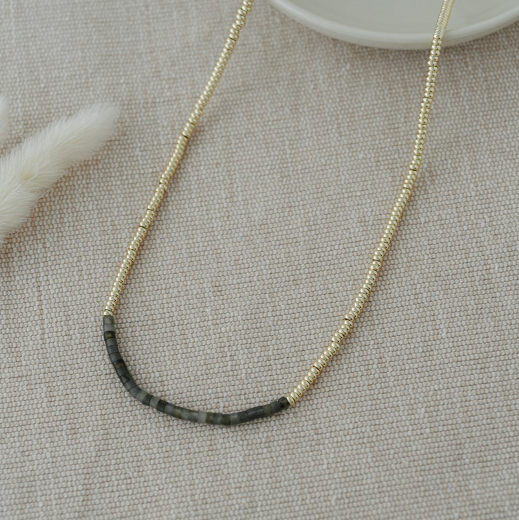 Glee Dax Necklace Labradorite