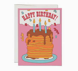 Pancake Birthday Card