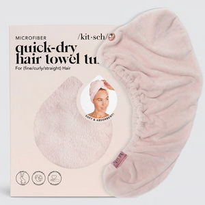 Kitsch Quick Dry Hair Towel Blush