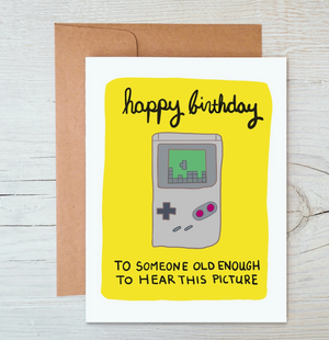 Gameboy Tetris Card