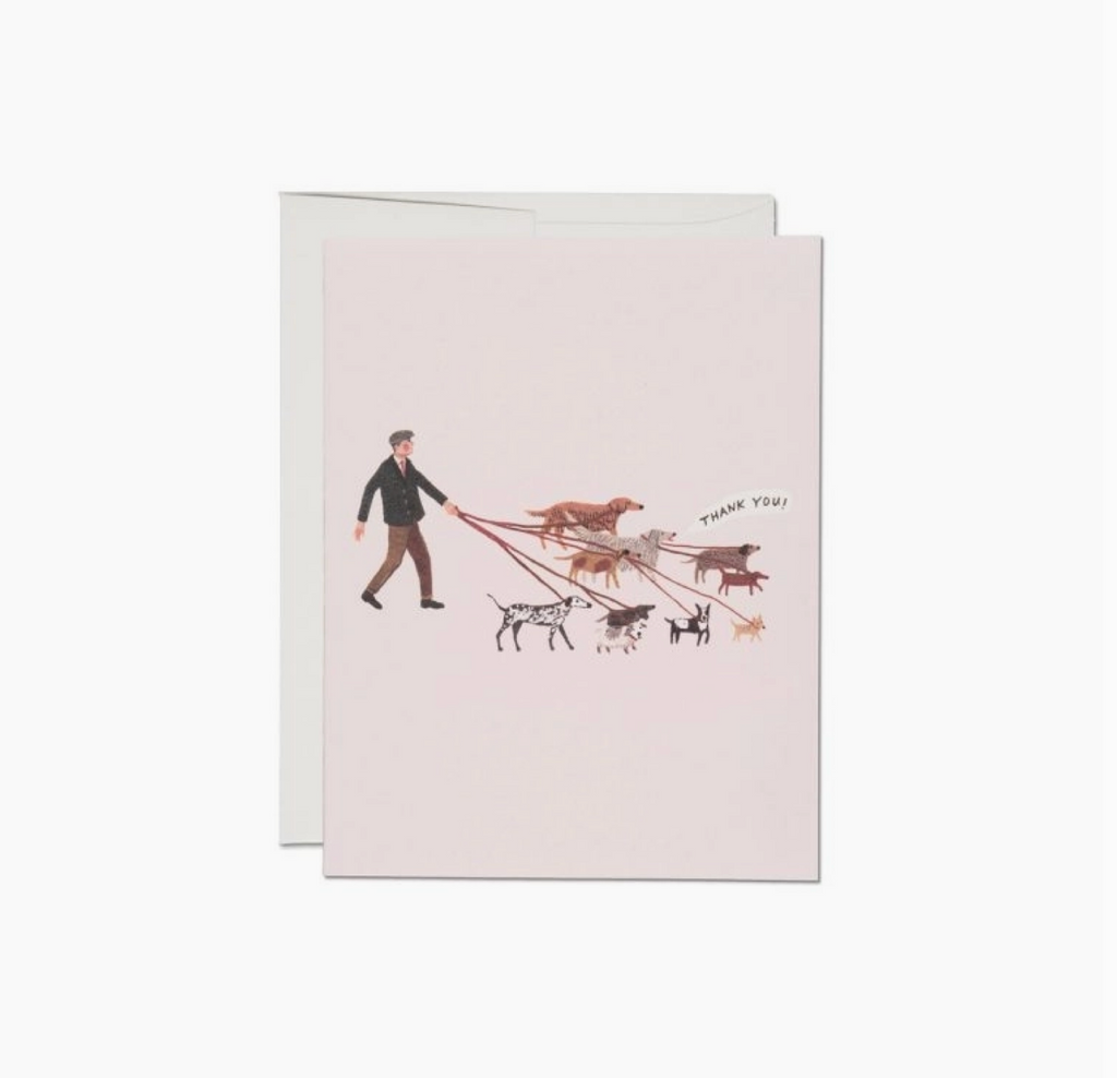 Dog Walker Thank You Card