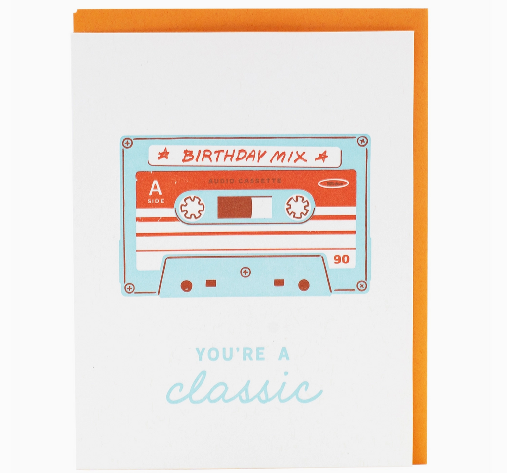 Cassette Tape Birthday Card