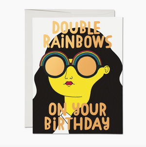 Double Rainbows Card