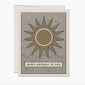 Sunshine Birthday Card