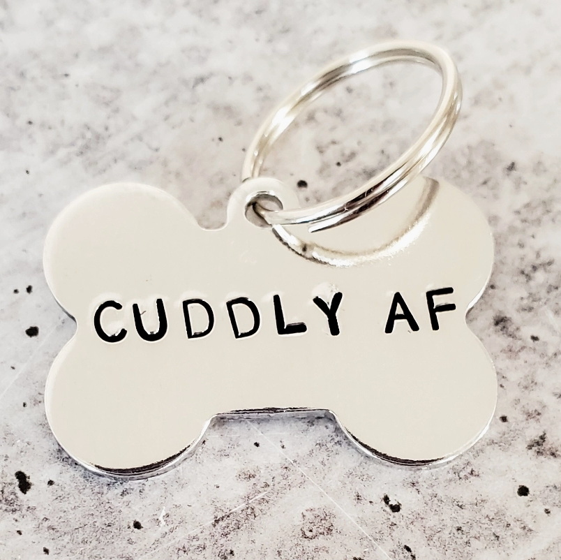 Cuddly AF Pet Tag