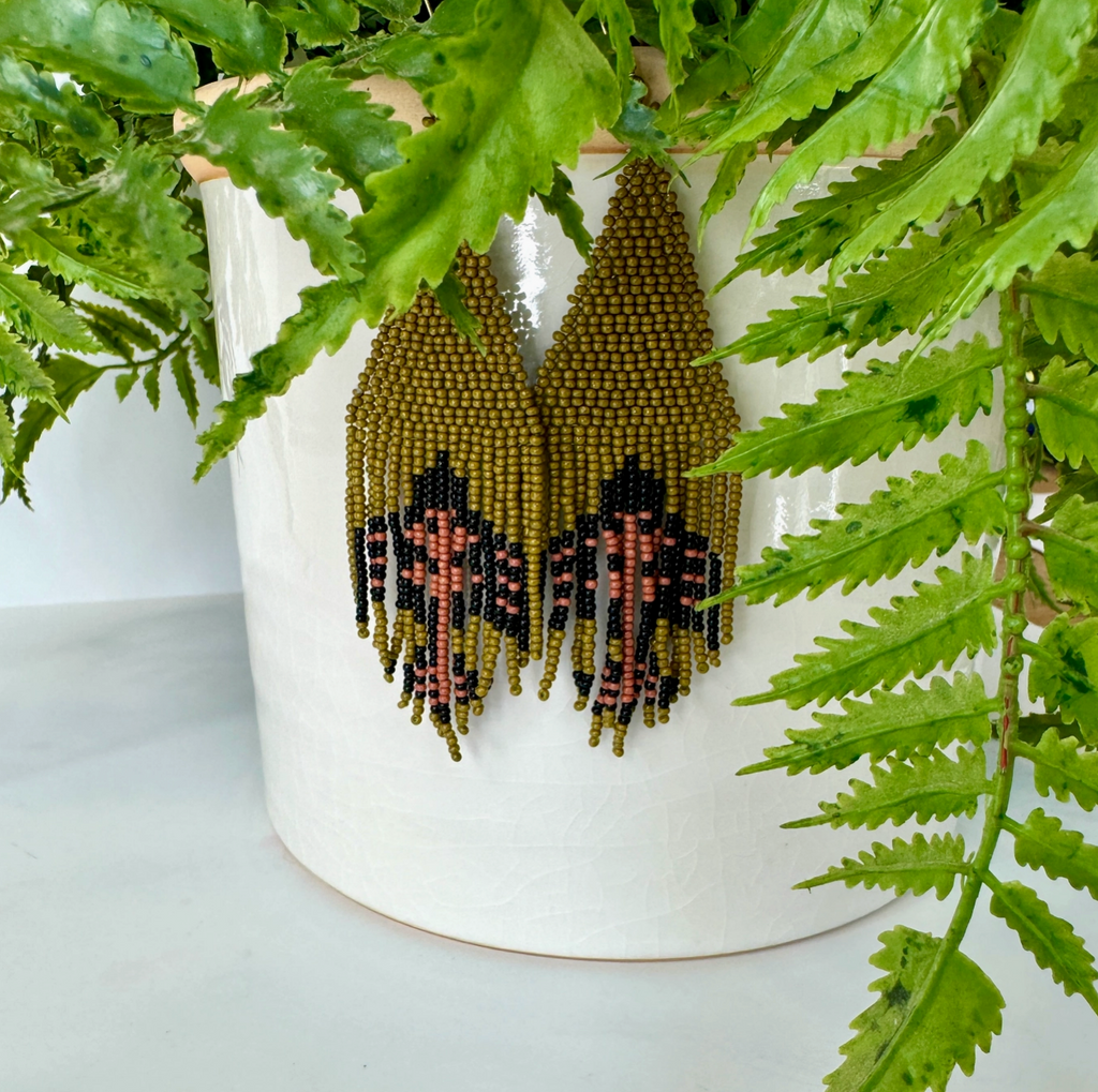 Thunderbird Beaded Earrings