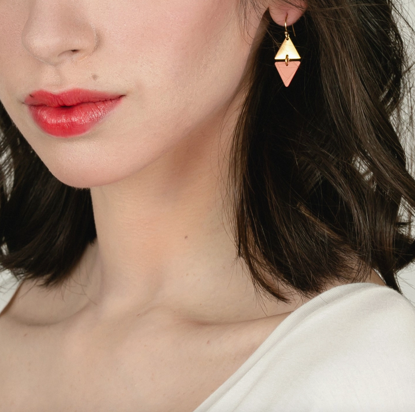 Larissa Loden Alta Earrings Brass