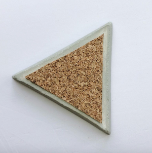 Concrete Triangular Tray