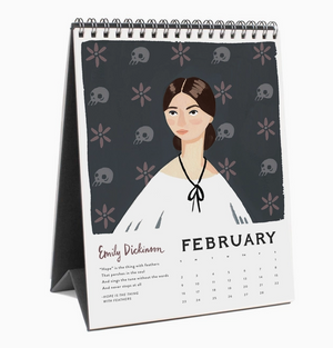 Ladies Of Literature Desk Calendar