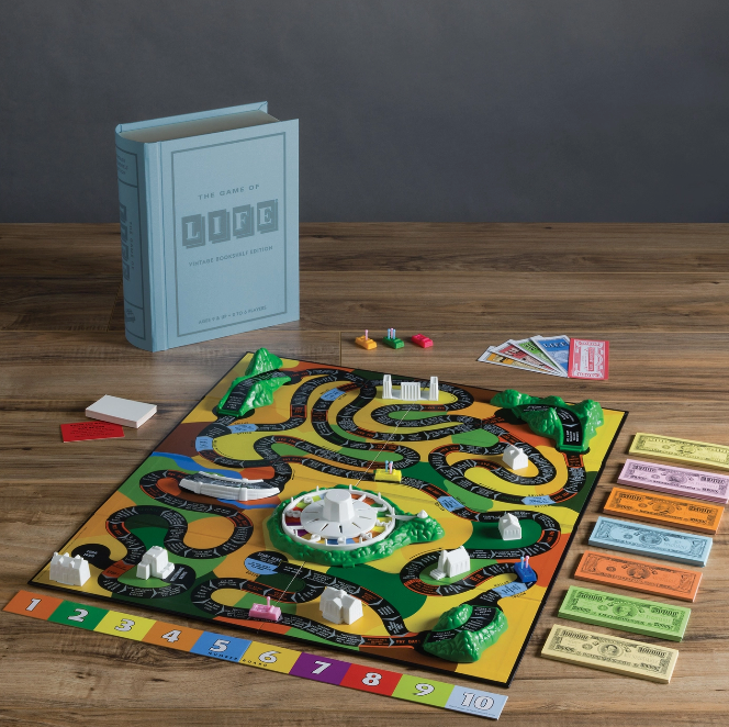 Game Of Life Vintage Bookshelf Edition