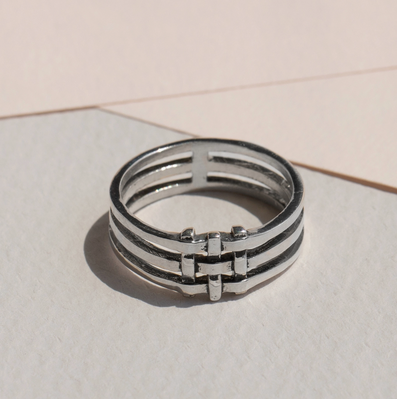 Lindsay Lewis Crosshatch Ring