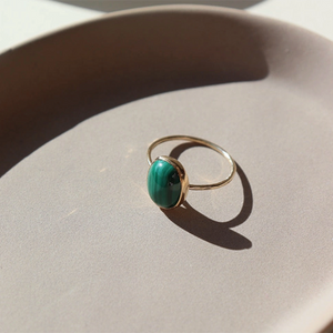 Token Malachite Ring