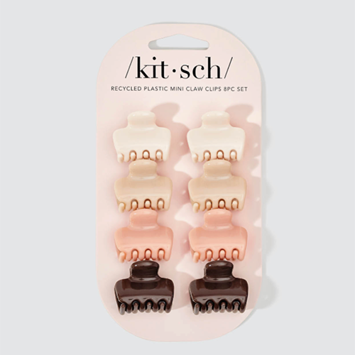 Kitsch Mini Cloud Clips 8 Pc Rosewood