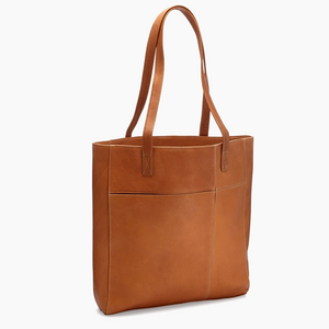 Leather Shopper Tote