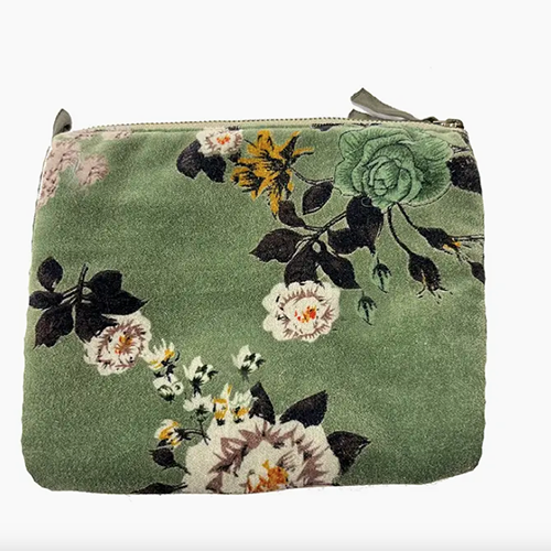 Napoli Velvet Pouch Savannah Green