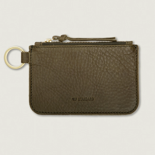 Leather Zip Key Pouch