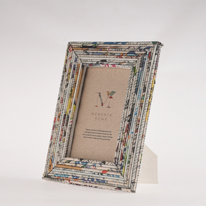 Recycled Newspaper Frame