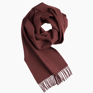 100% Baby Alpaca Scarf Malbec