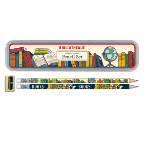 Cavallini Library Books Pencil Set