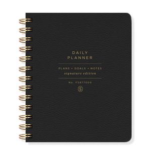 Fringe Black Daily Planner