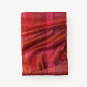 Seamless Scarf Claret Check