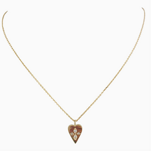 Sophie Deschamps Tiana Heart Necklace