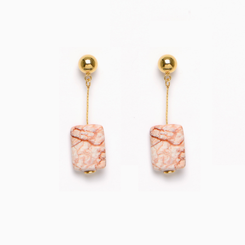 Titlee Delancey Earrings Rose