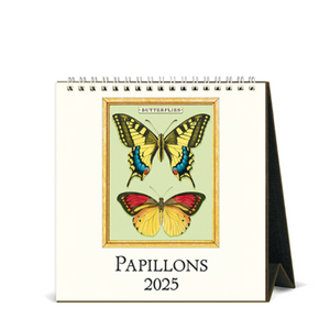 Cavallini Desk Calendar Papillons