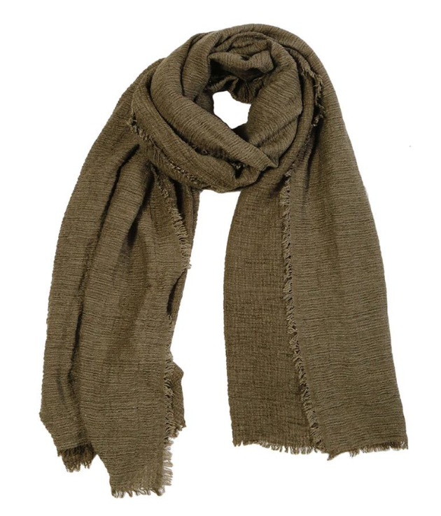 Scarf Crinkle Olive